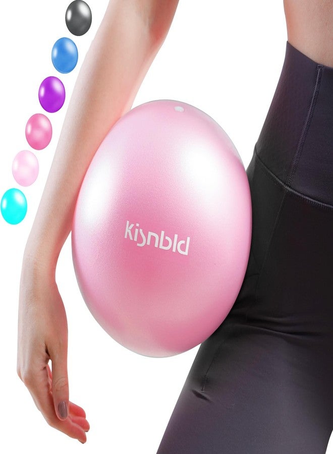 كرة تمارين صغيرة من kisnbld، كرة بيلاتس صغيرة 9 بوصة، كرة يوغا صغيرة مقاومة للانفجار والانزلاق لتحقيق الثبات واللياقة البدنية والعلاج الطبيعي وتمارين التمدد وتقوية عضلات الجذع في المنزل والصالة الرياضية والمكتب - Image 1