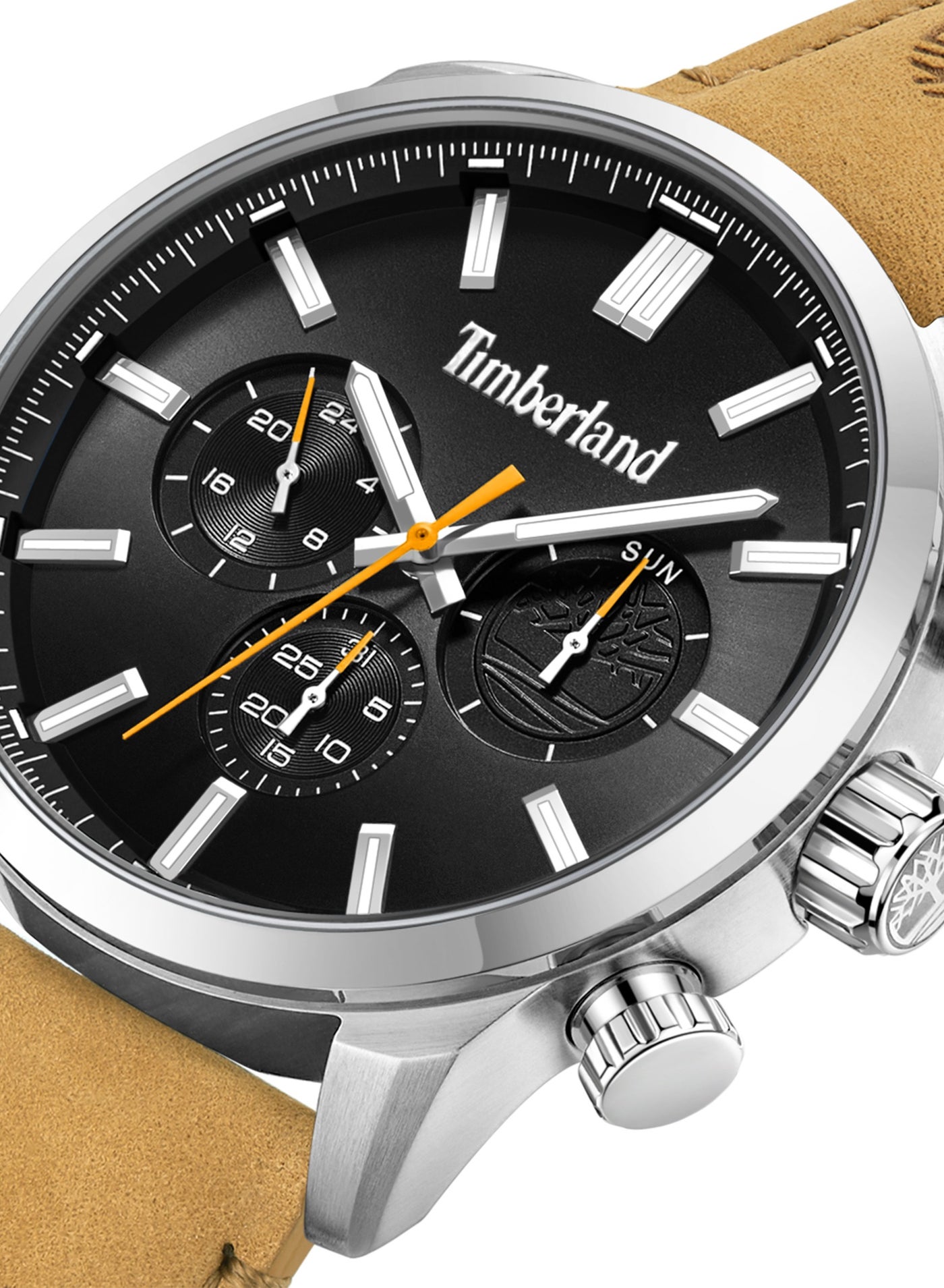 Timberland Black Henniker II Men's Watch 46mm Analog Black Dial