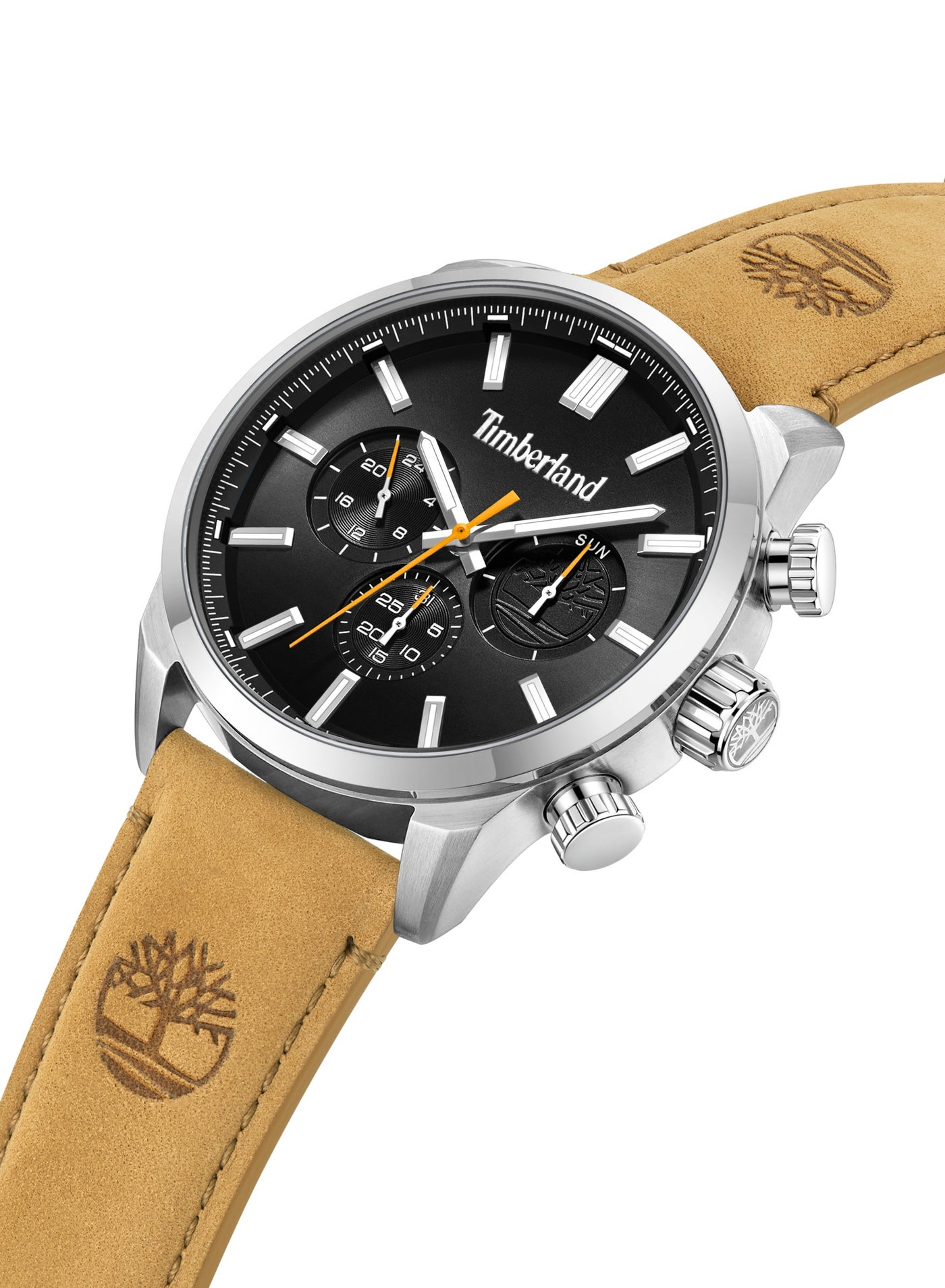 Timberland Black Henniker II Men's Watch 46mm Analog Black Dial