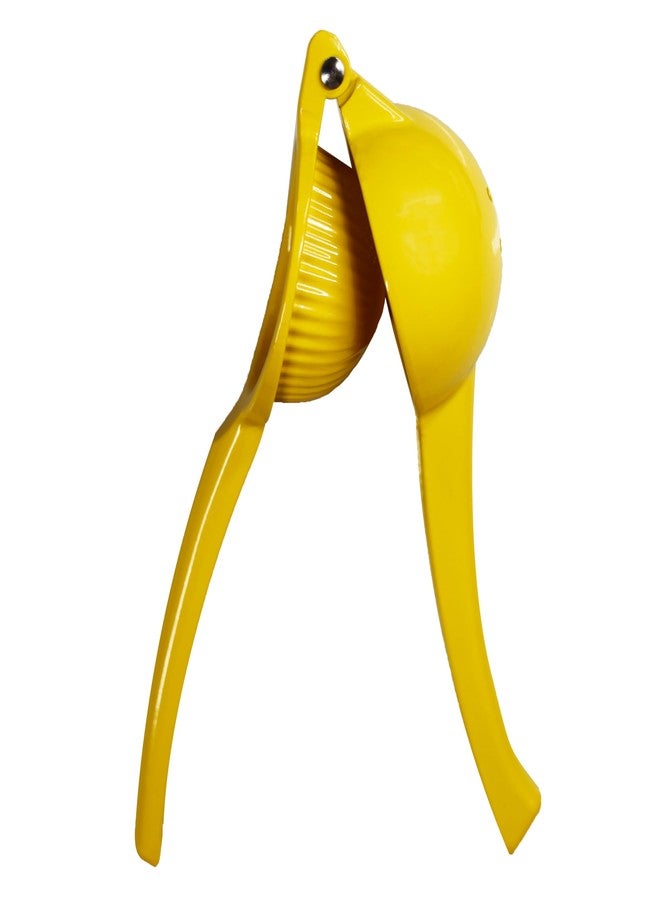 JS Gourmet Metal Lime and Lemon Squeezer Hand Press Manual Citrus Fruit Juicer with Comfortable Handle, Easy to Use for Extracting Juice and Making Ceviche, Lemonade, Margaritas and More - Image 1