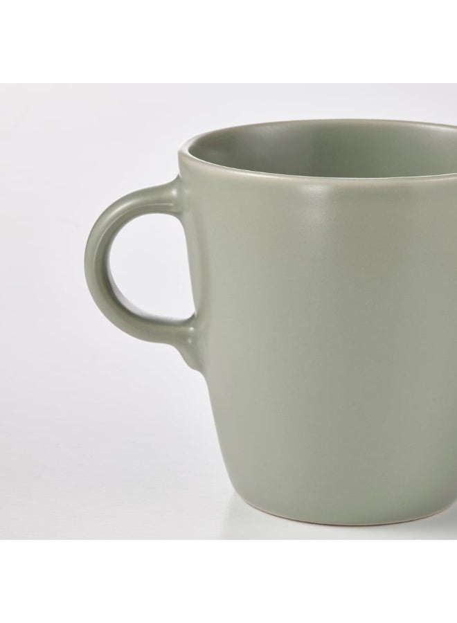 IKEA Mug in Light Green Matte Stylish stoneware mug with a capacity of 370 ml, a modern design for coffee lovers and hot and cold drinks, microwave and dishwasher safe - Image 3