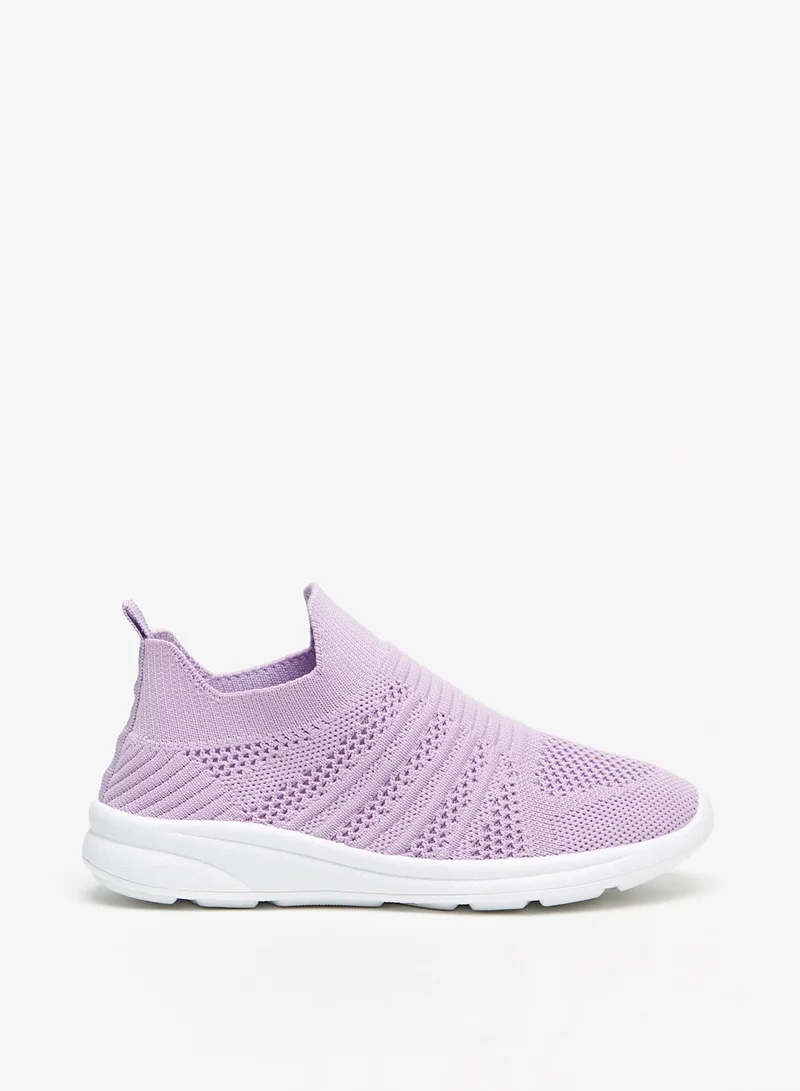 Oaklan by Shoexpress Girls Textured Slip On Walking Shoes