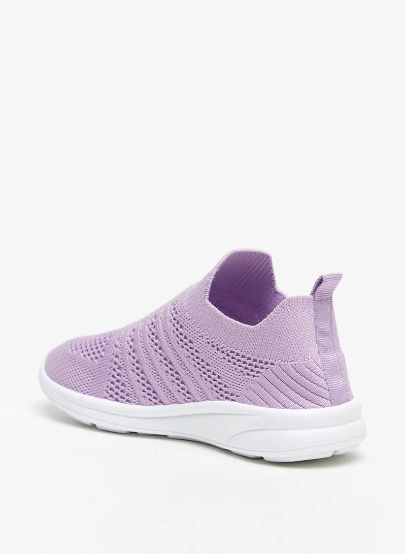 Oaklan by Shoexpress Girls Textured Slip On Walking Shoes