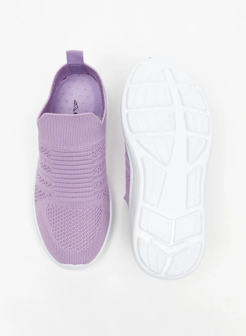 Oaklan by Shoexpress Girls Textured Slip On Walking Shoes
