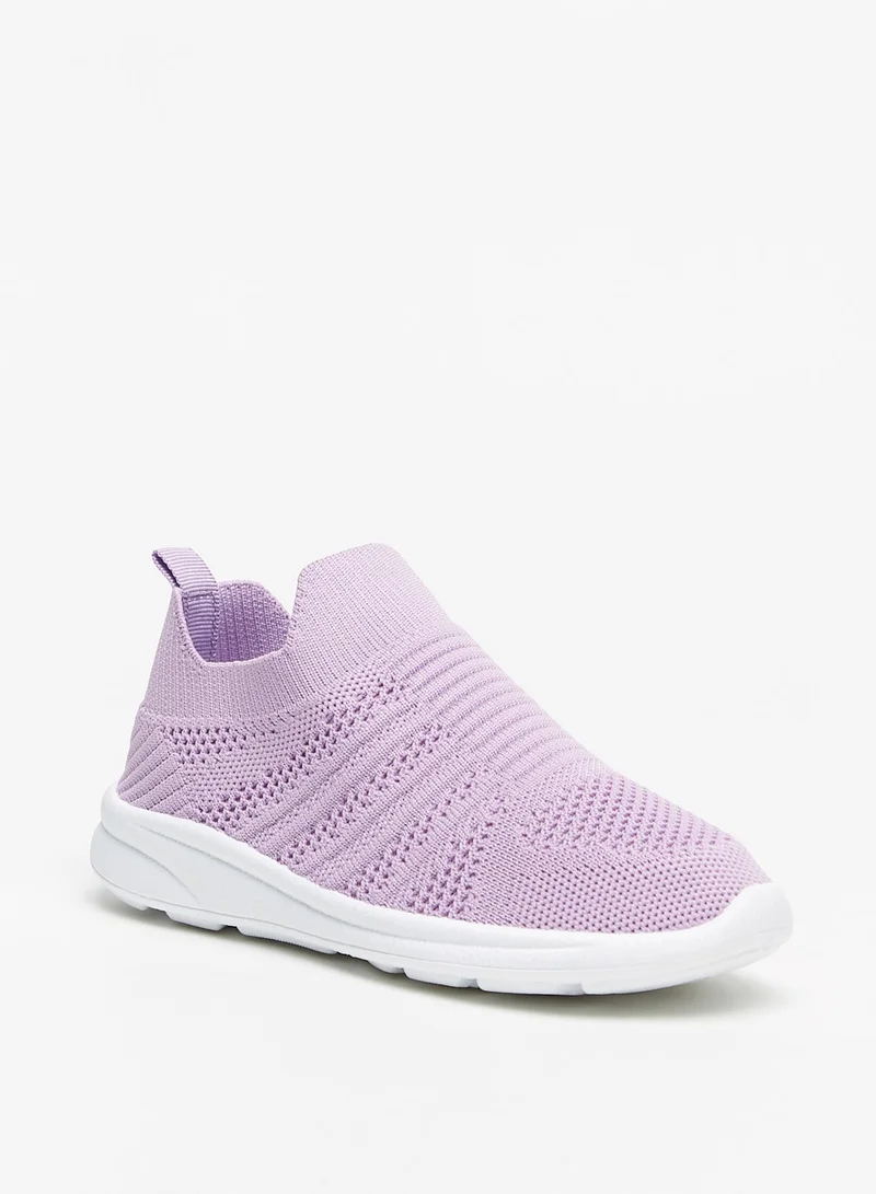 Oaklan by Shoexpress Girls Textured Slip On Walking Shoes