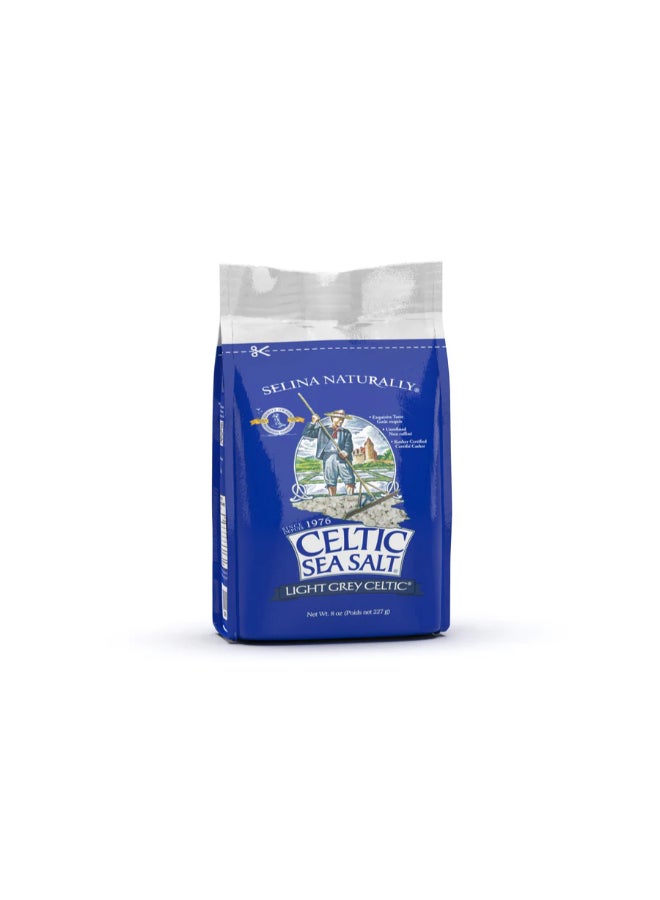Celtic Sea Salt CSS Celtic Sea Salt Light Grey  1/2 LB (227 g ) - Image 1
