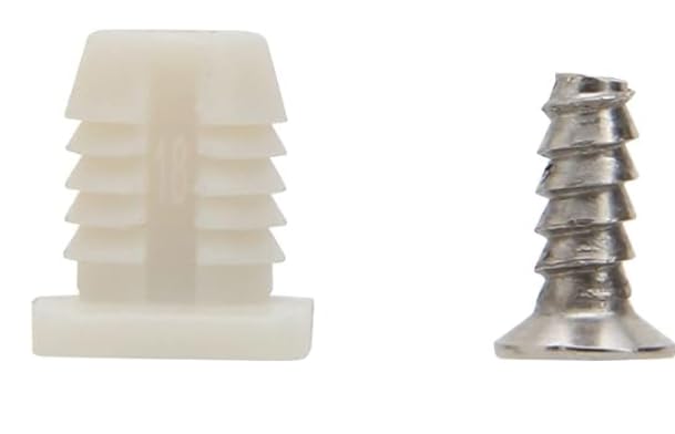 Silverline 8Mm Plastic Hinge Dowel Inserts With Screws, 100 Pcs (100) - Image 5