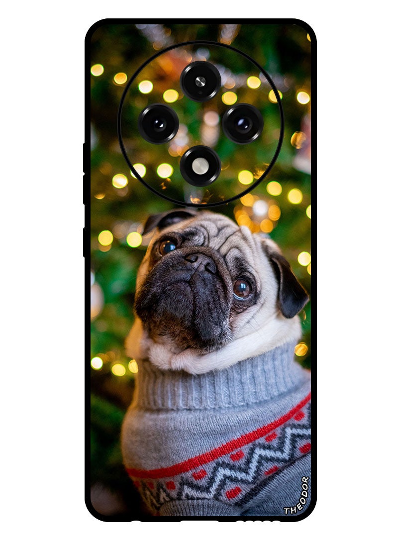 Theodor Protective Case Anti Scratch Shock Proof Bumper Cover For Oppo A3 Pro pug_dog_cute - Image 1