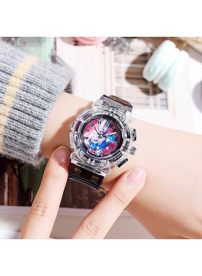 4 Ultraman Watches Boys Girls Watch,Child Watches Luminous Analog Watches for Kids Ages 3-12,Easy to Read Time Leather Wrist Watch Kids Birthday Gifts for Children Age 3+Yrs - Image 2
