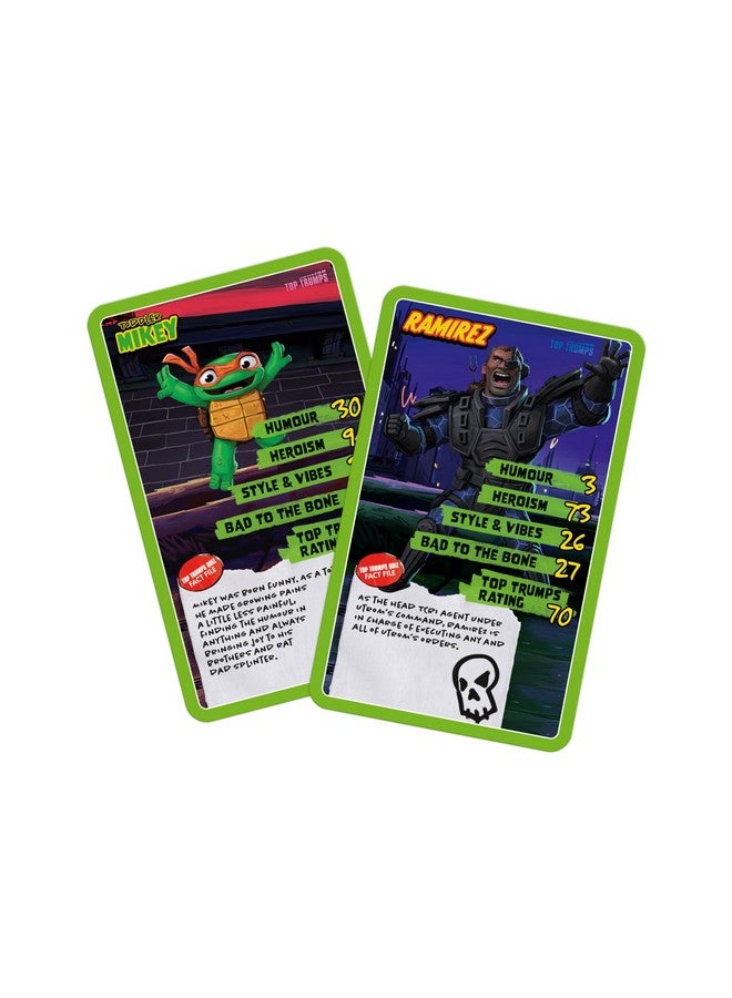 Top Trumps Top Trumps Teenage Mutant Ninja Turtles Card Game - Family Learning Game for Kids and Adults - 2+ Players - Ages 6+, Blue, Orange, Purple, Green - Image 2