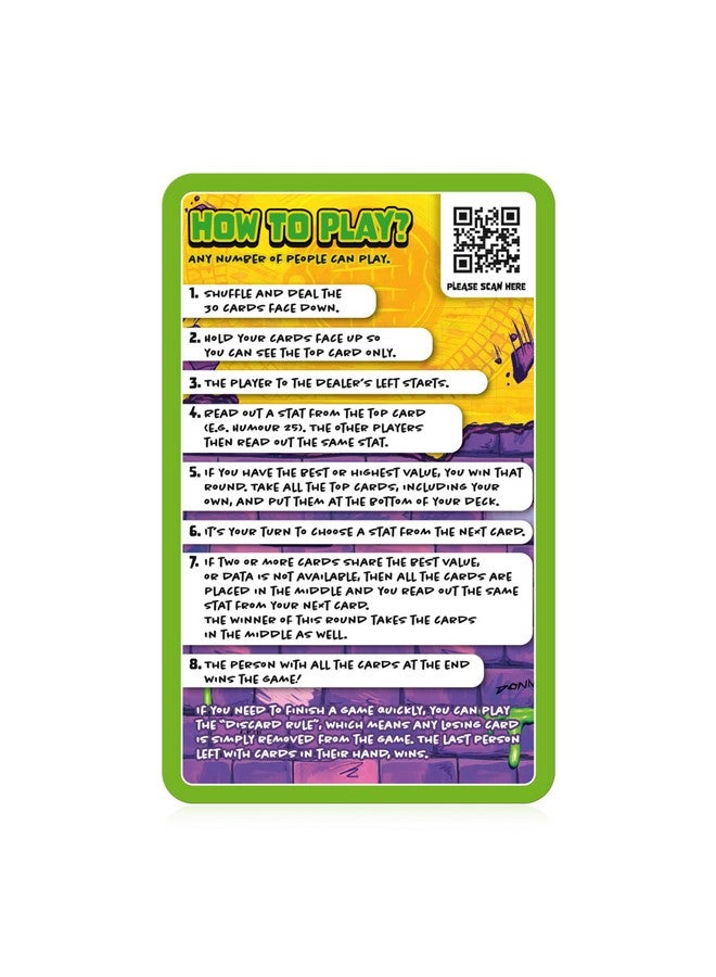 Top Trumps Top Trumps Teenage Mutant Ninja Turtles Card Game - Family Learning Game for Kids and Adults - 2+ Players - Ages 6+, Blue, Orange, Purple, Green - Image 3