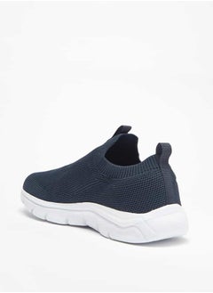 Dash Men Textured Slip-On Sports Shoes with Pull Tabs  - Image 2