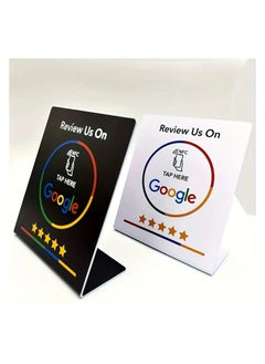 NFC Google Review Stand - Tap or Scan and boost your business instantly