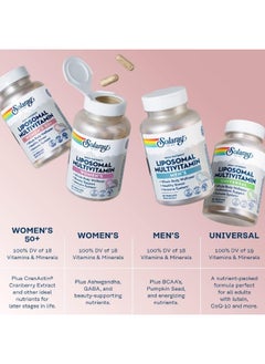 Solaray Women'S 50+ Liposomal Multivitamin Age-Specific Nutritional Support 60 Vcaps  - Image 4