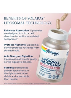 Solaray Women'S 50+ Liposomal Multivitamin Age-Specific Nutritional Support 60 Vcaps  - Image 2