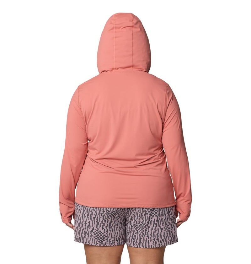 Mountain Hardwear Women's Crater Lake Long Sleeve Hoody, Fleurs, Large - Image 4