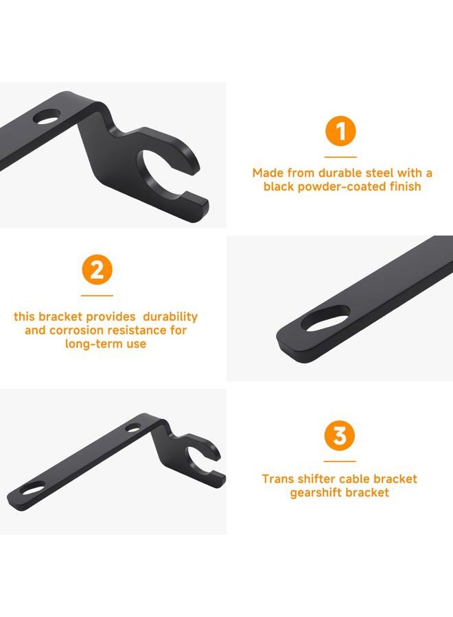 SRIAOO for Transmission Shift Cable Mount Bracket Compatible with 4L60E 4L80E 4L85E, Replacement for 15995247 15995246, Compatible with GMC C1500 C2500 C3500 K1500 K2500 K3500 Vans - Image 5