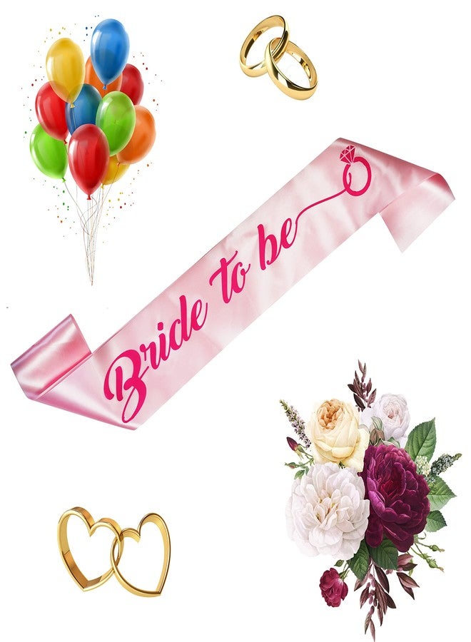 Decofy Bride Crown and Sash Combo | Bride to Be Sash With Tiara Crown Set | Bridal Shower Kit | Gold Crown & Satin Sash | Bachelorette Party Supplies | Bridal Shower Decorations & Wedding Celebration - Image 5