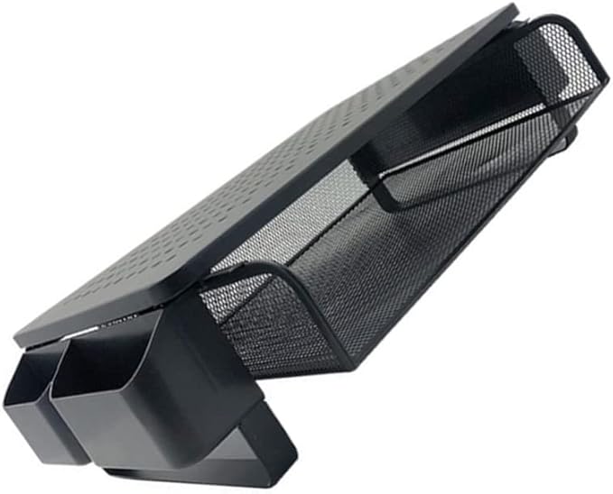 Multifunctional Monitor Stand Riser With Drawer And Side Shelf Black 3 For Office Home Use - Image 1