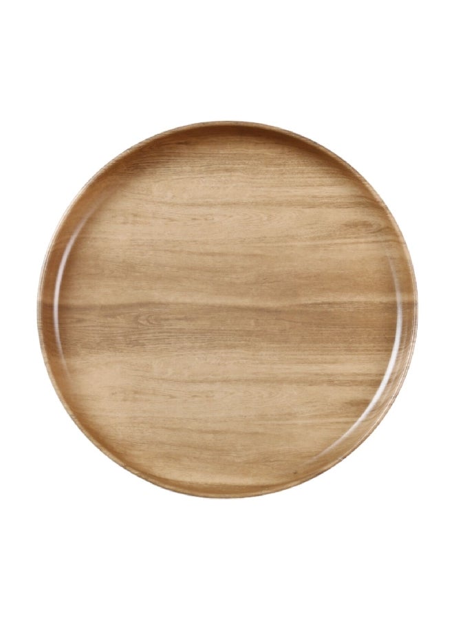 Felli Modern and Elegant Design Melamine Round Side Plate Brown 2 x 20 x 20 cm Y1K120124-PK044