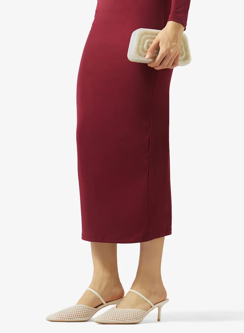 GLAMOROUS  Kitten Mid Heel Pearls Detail Pumps for Women | Best Price UAE