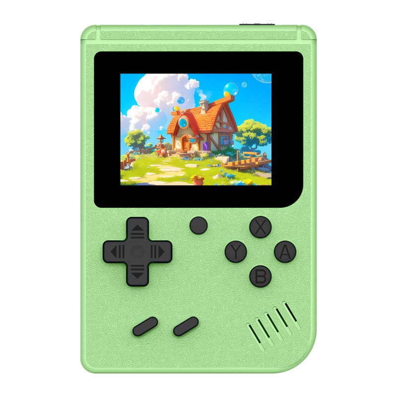 AQHH Retro Gaming Console  Portable Video Game Console With 3.0 Inch Ips Screen And Preloaded 400 Classic Video Games  Mini Retro Handheld Game Console (Chartreuse) - Image 1
