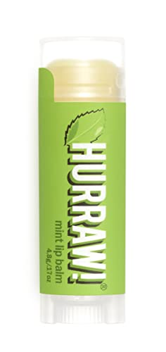 Hurraw! Mint Lip Balm: Organic, Certified Vegan, Cruelty and Gluten Free. Non-GMO, 100% Natural Ingredients. Bee, Shea, Soy and Palm Free. Made in USA - Image 1