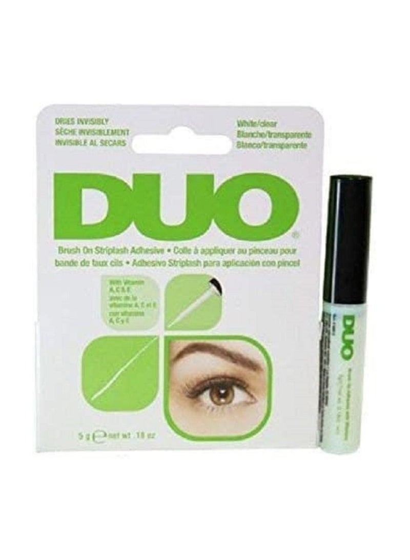 Duo Brush-On Strip Lash Adhesive White Glue - Image 1
