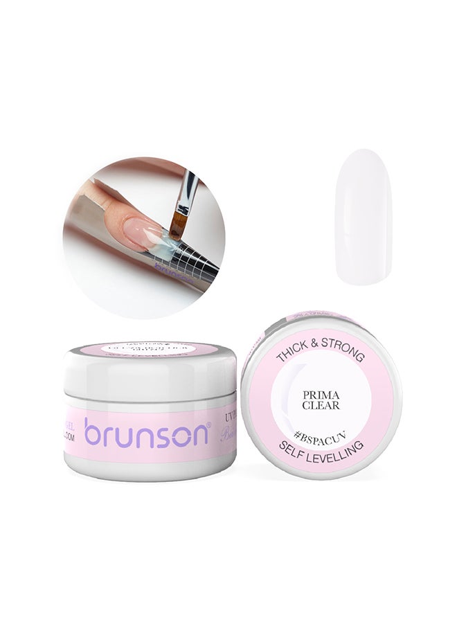 brunson Solid Sculpture Builder Gel for Nails 30ml Nail Sculpting Gel Self Leveling Non-Sticky Hand Solid Builder Gel Hard Nail Extension Gel 3D Sculpting Gel for Nail Art Design Salon Manicure 