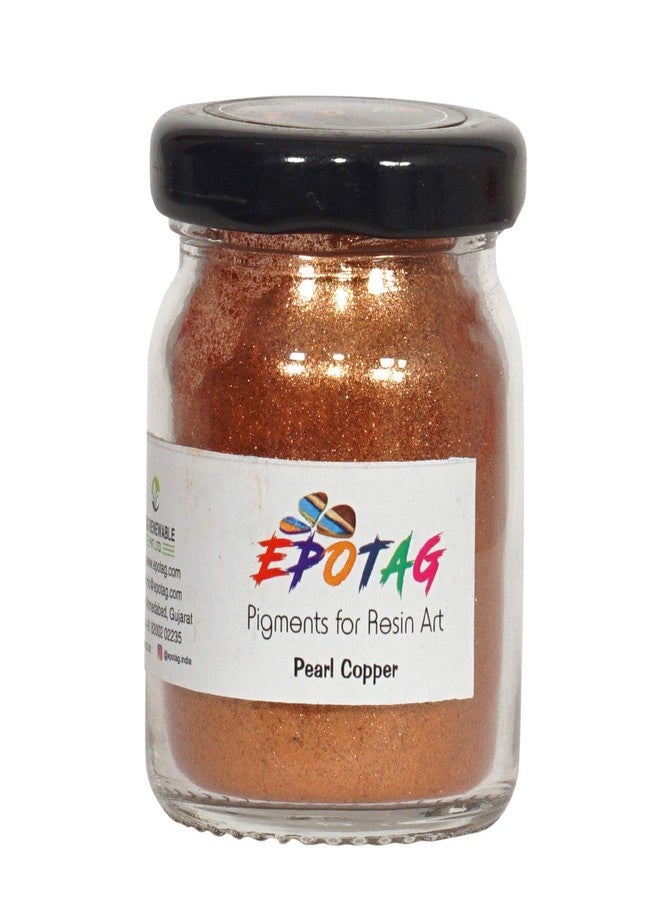 EPOTAG Art Pearl Powder Resin Pigment (Pearl Copper, 20g) - Image 1