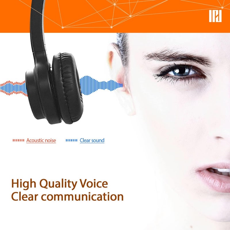 IPD IPH-250 Phone Headset with Noise Cancelling Microhone for Office and Call Center- Comapatible with Polycom VVX, Aastra,Avaya Digital, Nortel,Samsung,Mitel landline Phones. - Image 5