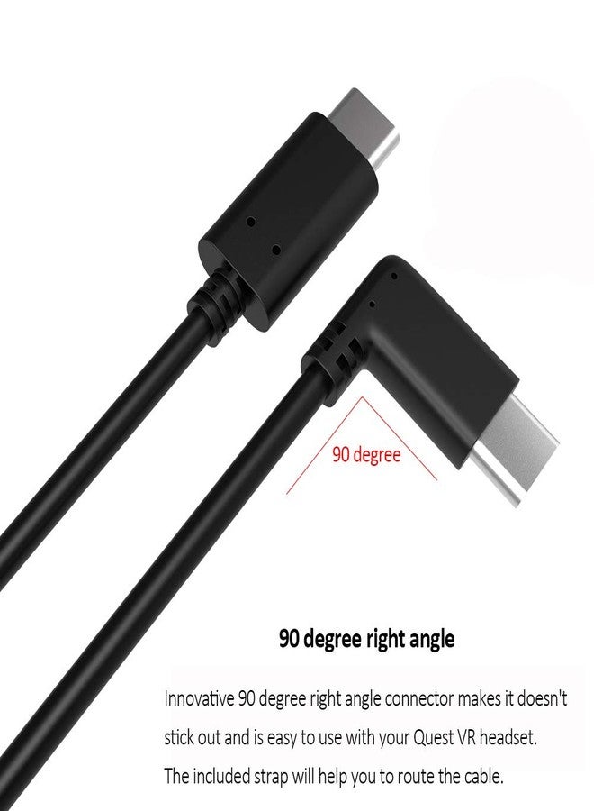 Easy Hood USB C to USB C Cable Compatible for Oculus Quest 2 / Quest Link Cable, USB 3.2 Gen 1 Type C 5Gbps/3A High Speed Data Transfer Fast Charging Cord for Oculus Quest VR Headset and Gaming PC - Image 3
