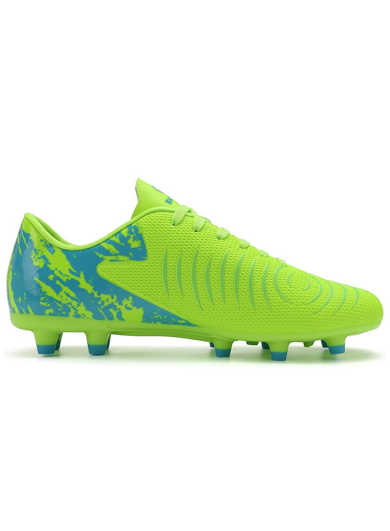 Sky View SKY VIEW Football Cleats Men Women Non-Slip Low Top Soccer Shoes Lightweight Shock Resistant Training Sneaker Breathable Professional Turf Shoes Sport Athletic Ground Football Boots  - Image 2