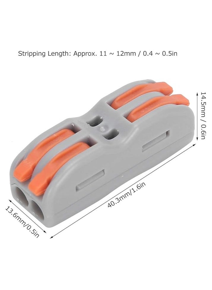 Generic Terminal Conductor, 50Pcs Quick Compact Conductors Soft Hard Wire Connectors Industrial Connector(SPL-2)  - Image 2