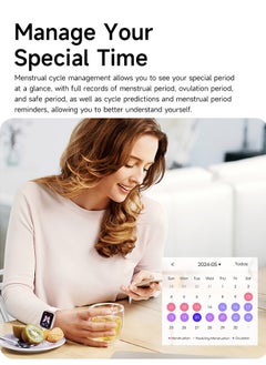 RollsTimi  Smart Watch for Women Men Heart Rate Monitor Fitness Tracker, White Smart Watches for Women Digital Mens Watches Answer Call Waterproof Running Smartwatch Compatible Android IOS  - Image 3