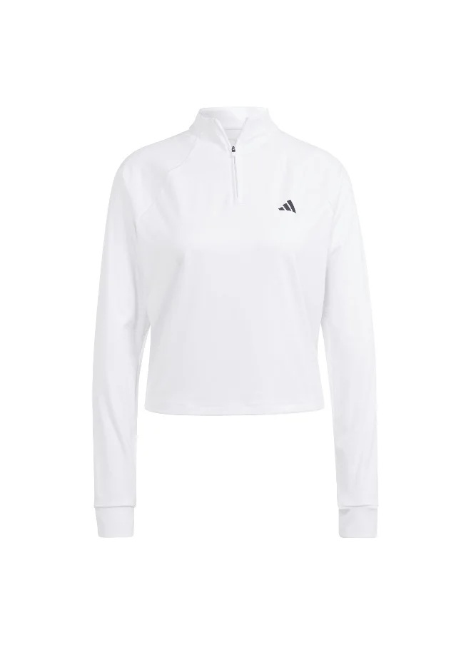 اديداس Tr-Es 1/4Zip White Training Track Tops 2Xs