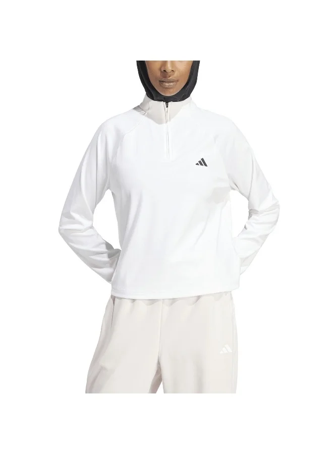 Adidas Tr-Es 1/4Zip White Training Track Tops 2Xs
