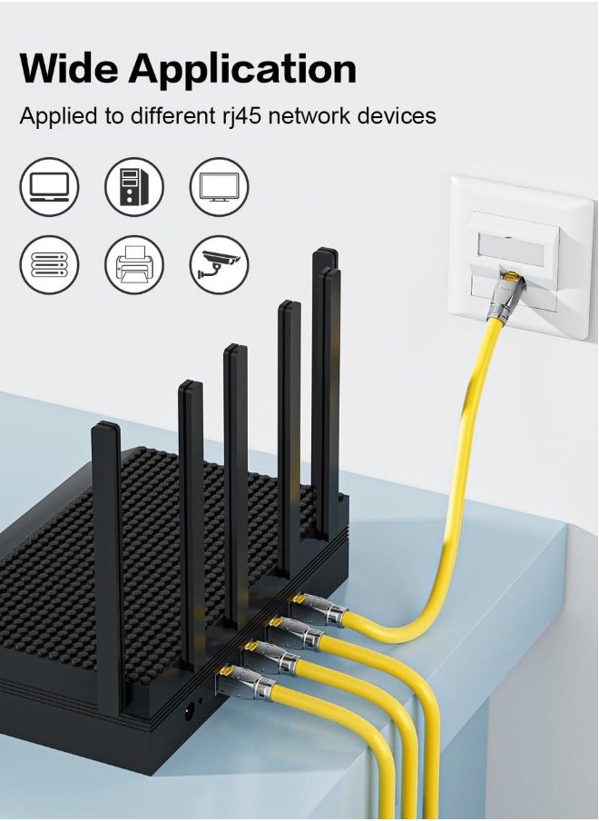 Generic RJ45 Cat6A Connectors, Tool-Free Reusable Shielded Ethernet Termination Plugs for 23 to 26 SFTP UTP Cable, 10G Easy Internet Plug, Fast Field Installation (2 Pack)  - Image 5