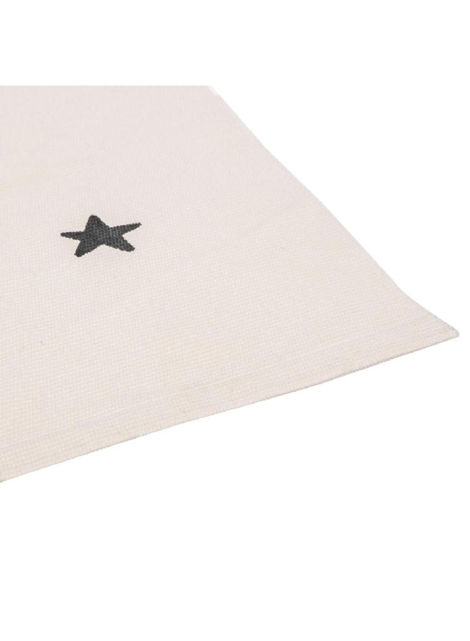 atmosphera Children Hopscotch Carpet Ecru and Black 80 x 150 cm 174108 - Image 2