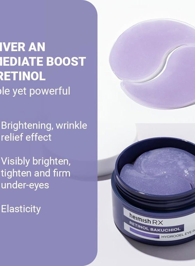 Heimish RX Retinol Bakuchiol Hydrogel Eye Flakes – Anti-aging Eye Petals, Moisturizing Formula with Retinol, 2% Niacinamide for Dark Circles, Puffiness and Wrinkles, 1.4g/60 pcs. - Image 3