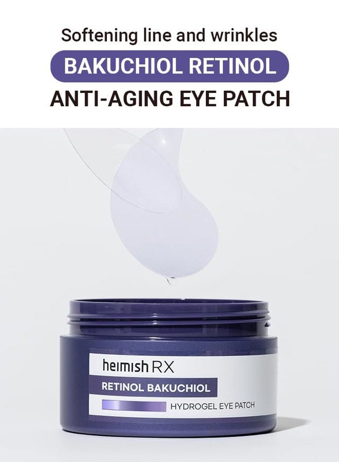 Heimish RX Retinol Bakuchiol Hydrogel Eye Flakes – Anti-aging Eye Petals, Moisturizing Formula with Retinol, 2% Niacinamide for Dark Circles, Puffiness and Wrinkles, 1.4g/60 pcs. - Image 2