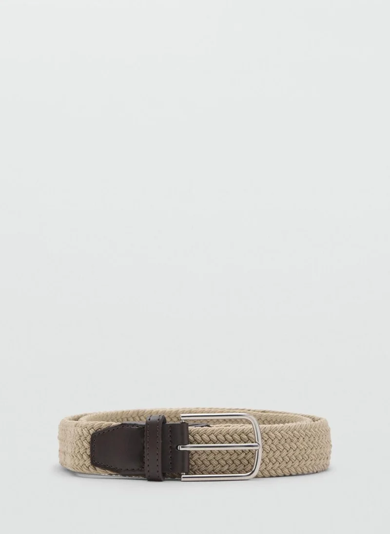 Mango Man Braided elastic belt
