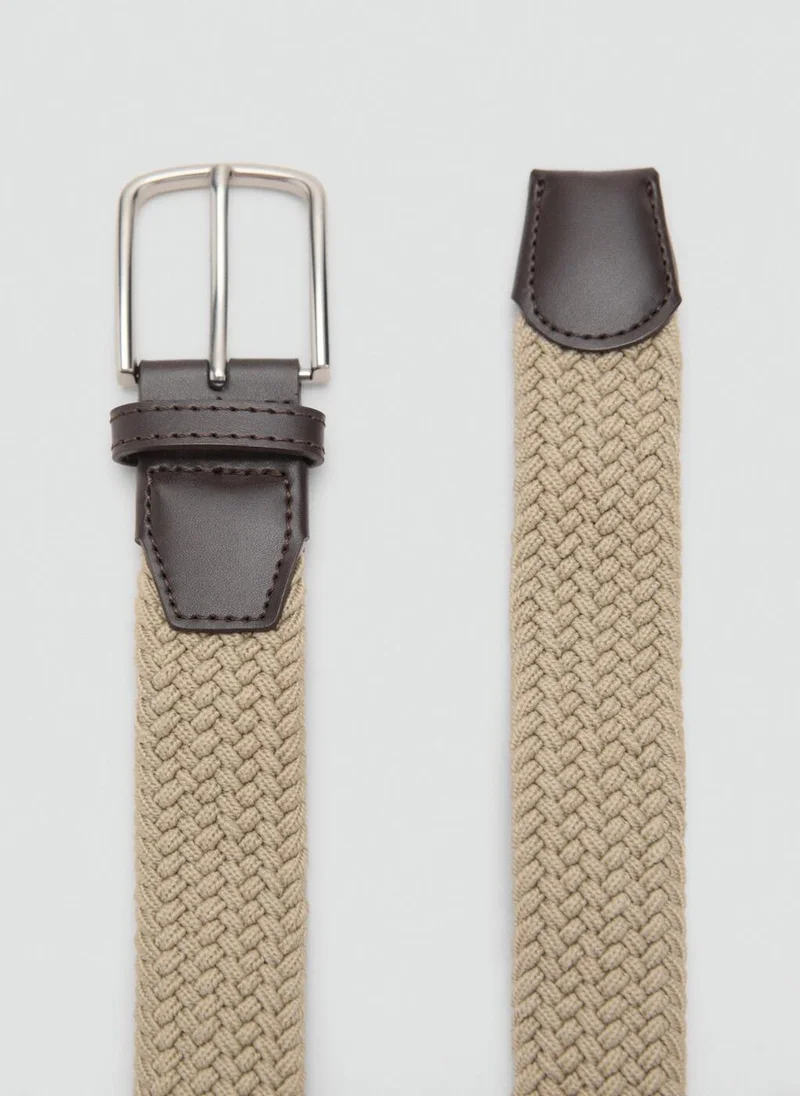 Mango Man Braided elastic belt