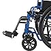 ENCAREFOR Wheelchair Elevating Legrests Composite Footplates NonPadded Calf Supportsfor Standard Wheelchairs1 Pair - Image 4