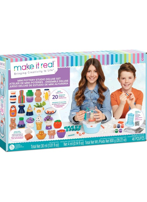 Make it Real Mini Pottery Wheel Deluxe Set