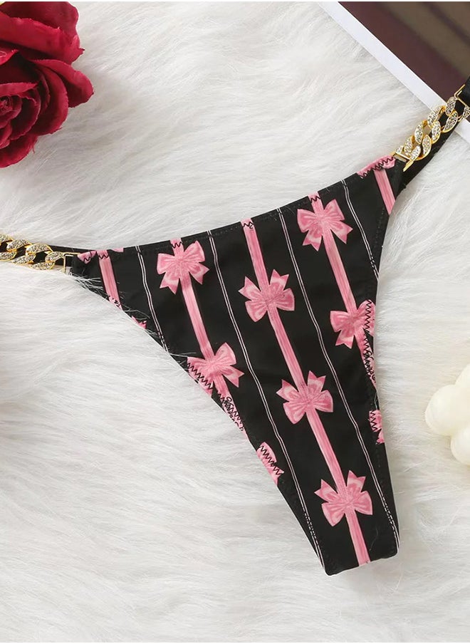 MARGOUN Women Panties Low Waist Underwear Soft Breathable Lingerie G String Comfort Seamless Underwear Butterfly Print  - Image 1