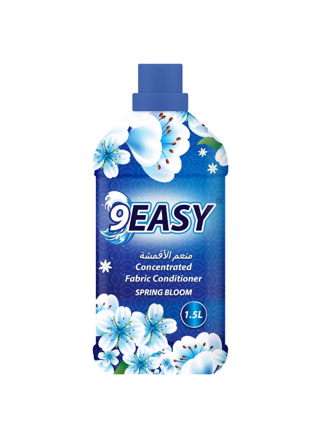 9EASY منعم الأقمشة المركز رائحة زهور الربيع 1.5 لتر - Image 1