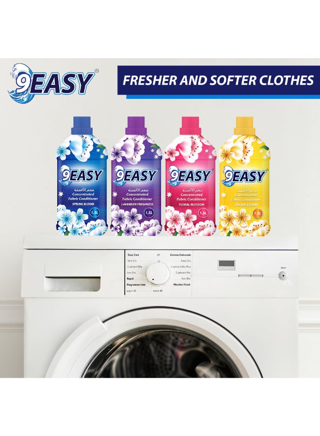 9EASY منعم الأقمشة المركز رائحة زهور الربيع 1.5 لتر - Image 4