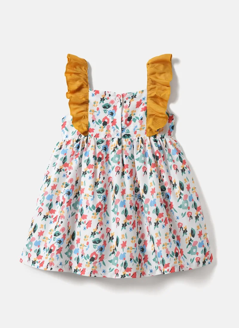 Nautinati Nautinati Girls' Multicolour Ditsy Floral Dress