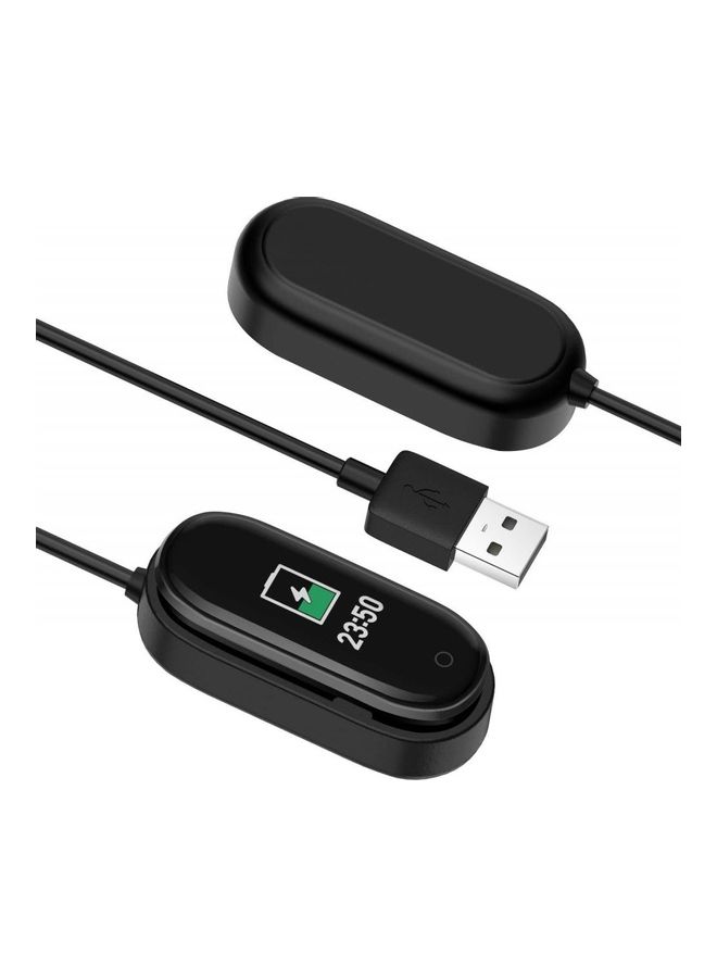 NIBEMINENT Usb Smartwatch Charging Cable For Xiaomi Mi Band 4 Black  - Image 2